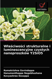 Wlaściwości strukturalne i luminescencyjne czystych nanoproszków Y2SiO5