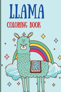 Llama Coloring Book