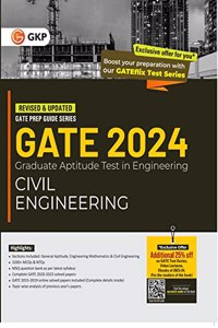 GATE 2024 : Civil Engineering - Guide by GKP