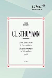 3 ROMANCES OP22 BREITKOPF URTEXT VIOLIN