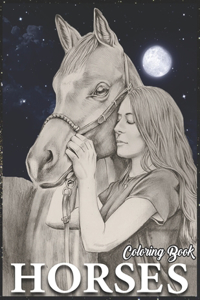 Horses Coloring Book