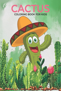 Cactus Coloring Book For Kids