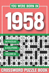 You Were Born In 1958 Crossword Puzzle Book