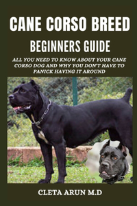 Cane Corso Breed Beginner's Guide