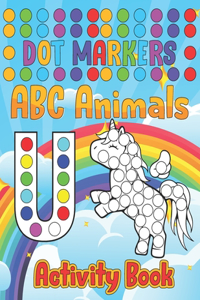 Dot Markers Activity Book ABC Animals
