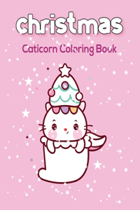 Christmas Caticorn Coloring Book