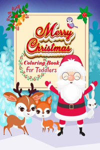 Merry Christmas Coloring Book For Toddlers