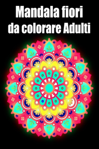 Mandala fiori da colorare adulti