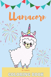 LLamacorn Coloring Book