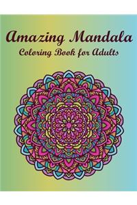 Amazing Mandala Coloring Book for Adults