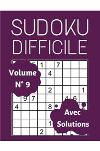 Sudoku Difficile Avec Solutions (Volume 9)