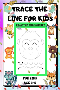 Trace the Line for Kids Age 2-5