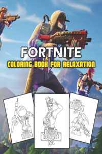 Fortnite Coloring Book For Relaxation