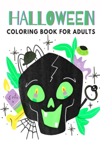 Halloween Coloring Book For Adults