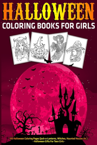 Halloween Coloring Books for Girls