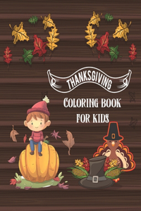 Thanksgiving Coloring Book For Kids
