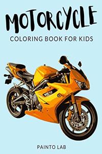 Motorcycle Coloring Book for Kids