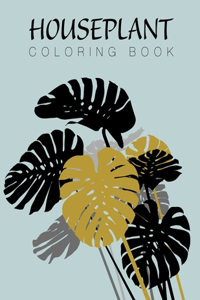 Houseplant Coloring Book