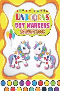 Dot Markers Activity Book Unicorns