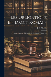 Les Obligations En Droit Romain