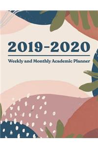 2019-2020 Weekly and Monthly Academic Planner
