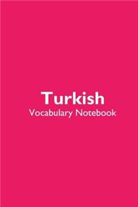 Turkish Vocabulary Notebook