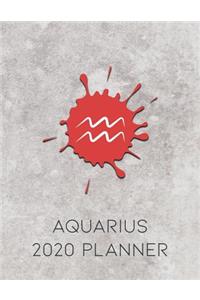 Aquarius 2020 Planner