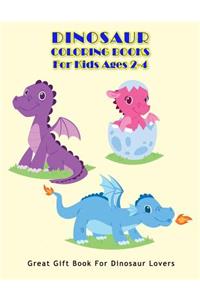 Dinosaur Coloring Books For Kids Ages 2-4