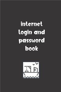 Internet Login and Password Book