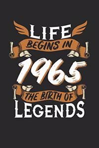 Life Begins in 1965 the Birth of Legends