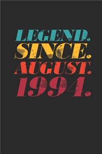 Legend Since August 1994
