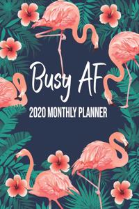 Busy AF 2020 Monthly Planner