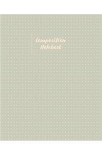 Composition Notebook: Wide Ruled Blank Lined 7.5 x 9.25 Book White 110 pages