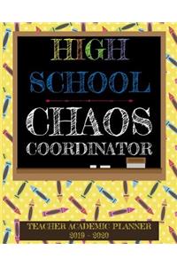Teacher Academic Planner 2019-2020