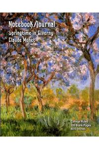Notebook/Journal - Springtime in Giverny - Claude Monet