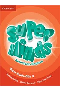 Super Minds American English Level 4 Class Audio CDs (4)