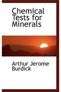 Chemical Tests for Minerals