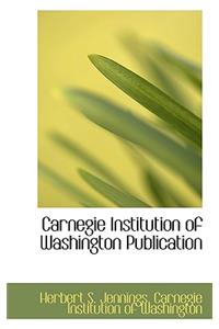 Carnegie Institution of Washington Publication