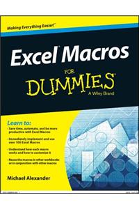 Excel Macros For Dummies