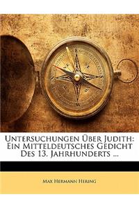 Untersuchungen Über Judith