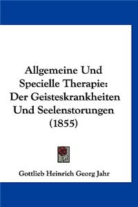 Allgemeine Und Specielle Therapie