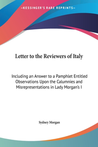 Letter to the Reviewers of Italy