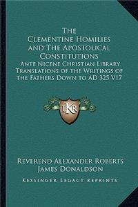 Clementine Homilies and The Apostolical Constitutions