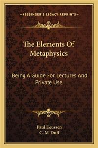 Elements of Metaphysics