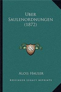 Uber Saulenordnungen (1872)