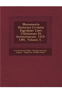 Monumenta Historica Civitatis Zagrabiae