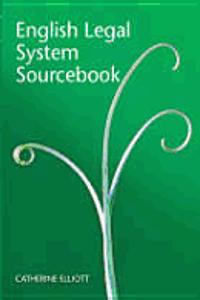 English Legal System Sourcebook