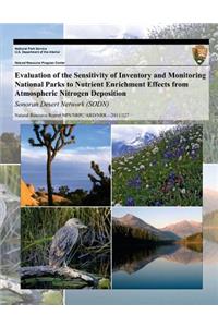 Evaluation of the Sensitivity of Inventory and Monitoring National Parks to Nutrient Enrichment Effects from Atmospheric Nitrogen Deposition