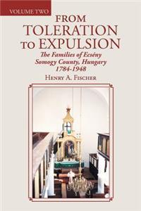 From Toleration to Expulsion: The Families of Ecsény Somogy County, Hungary 1784-1948