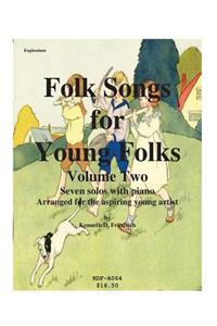 Folk Songs for Young Folks, Vol. 2 - euphonium and piano